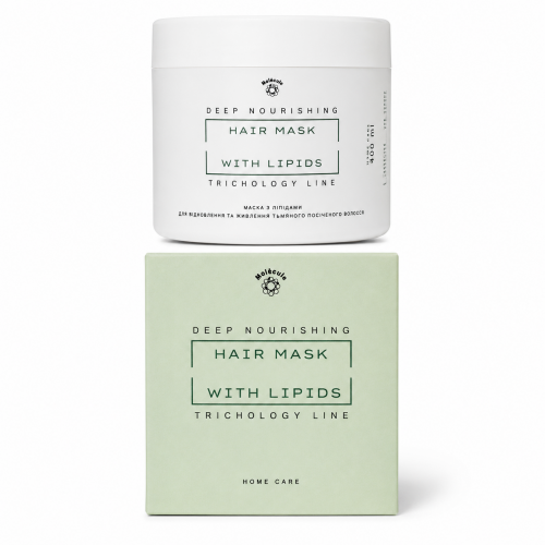 Ліпідна маска  Molecula Hair Mask Lipids для глибокого живлення волосся, 300 мл