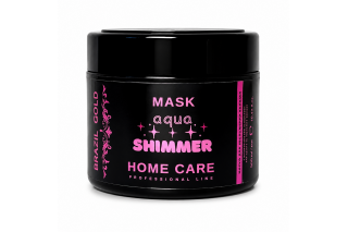 Маска для глубокого увлажнения сухих и пористых волос Brazil Gold Home Care Aqua Shimmer Mask 300 мл