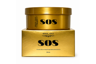 Маска-реконструктор Brazil Gold SOS для восстановления волос, 300 мл