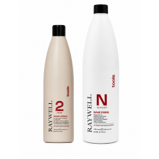 Набор для биозавивки Raywell Wave Tools Lotion 2 Medium для натуральных и окрашенных волос RR541+RR543, 500/1000 мл