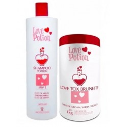 Набір ботексу Love Potion Love Tox Brunette Óleo De Argan, 2х1000 мл
