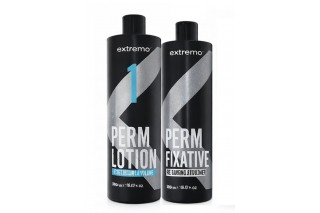 Набор для биозавивки Extremo Perm (Lotion 1 + Fixative) жидкость и фиксатор для тонких и поврежденных волос, 100+200 мл (разлив)