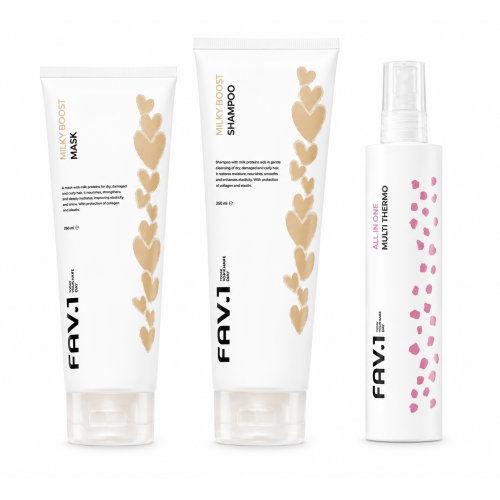 Набор FAV.1 MILKY BOOST + ALL IN ONE MULTI THERMO с молочными белками и кислым pH, 2×250/200 мл
