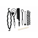 Набір Hair Styling Set для створення зачісок та плетіння волосся, 6 в 1 