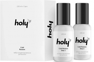 Набор холодного восстановления волос - holy cold restore, 100+100 мл