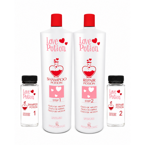 Набір кератину Love Potion Repair Oleo De Argan, 2x100 г (розлив)