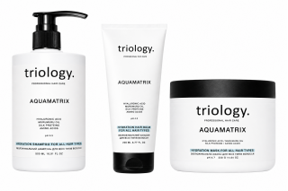Набор TRIO Triology AquaMatrix для глубокого увлажнения волос, 500/330/200 мл