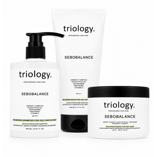Triology Sebobalance TRIO — профессиональный набор для жирной кожи головы и волос, склонных к быстрому загрязнению