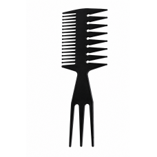 Профессиональная расческа Weaving Comb 3 в 1 для мелирования и балаяжа, черный