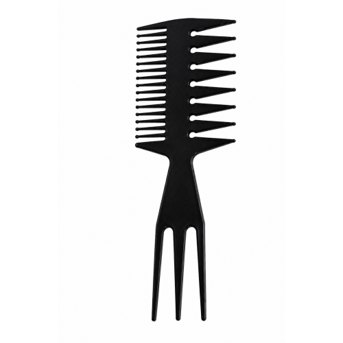Профессиональная расческа Weaving Comb 3 в 1 для мелирования и балаяжа, черный