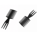 Профессиональная расческа Weaving Comb 3 в 1 для мелирования и балаяжа, черный Профессиональная расческа Weaving Comb 3 в 1 для мелирования и балаяжа, черный