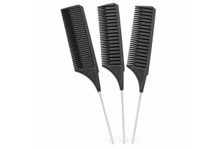 Професійний набір гребінців для мелірування та фарбування MY Cosmetics Comb Black, 3 шт