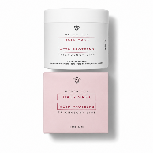 Протеїнова маска Molecula Hair Mask Proteins для інтенсивного зволоження волосся, 300 мл