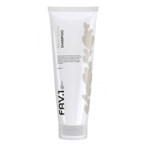 Шампунь FAV.1 MILKY BOOST SHAMPOO з молочними протеїнами та кислим pH, 250 мл