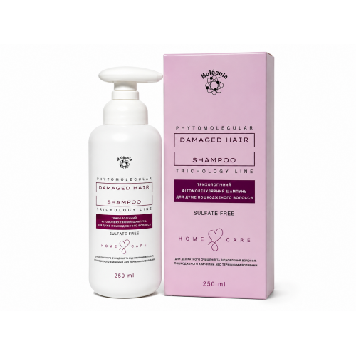 Шампунь Molecula Damaged Hair Shampoo для дуже пошкодженого волосся, 250 мл