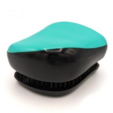 Расческа для волос Tangle Teezer Compact матовая черно-бирюзовая