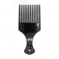 Расческа Professional Afro Hair Picker пластиковая черная термостойкая 168 мм 75539