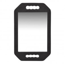 Парикмахерское зеркало для клиента заднего прямоугольное одностороннее большое 410х250 мм черное