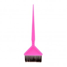 Профессиональная щеточка-кисть с длинной жесткой щетиной для нанесения кератина и краски для волос.