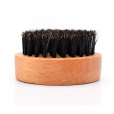 Щітка для фейду, бороди Barber Beard Brush для барбера, перукаря кругла 5,5 см