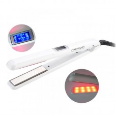 Інфрачервона ультразвукова праска для відновлення та лікування волосся біла.