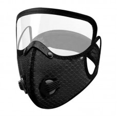 Маска-респиратор парикмахерская пятислойная со сменным угольным фильтром и двумя клапанами.