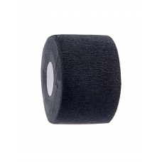 Воротнички для стрижки одноразовые парикмахерские отрывные 100 шт (1 рулон) Черные